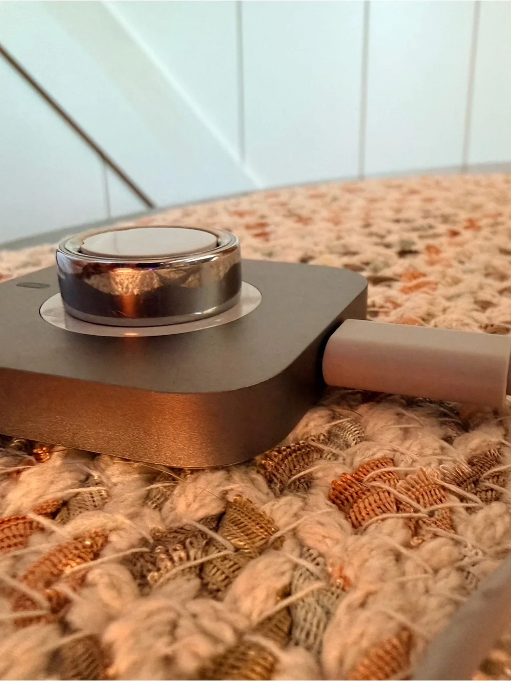 Oura Silver Magnetic Ring Charger with USB-C Cable